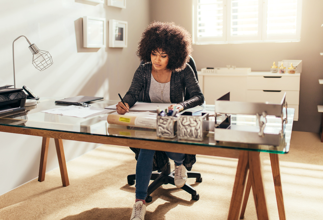 woman in office