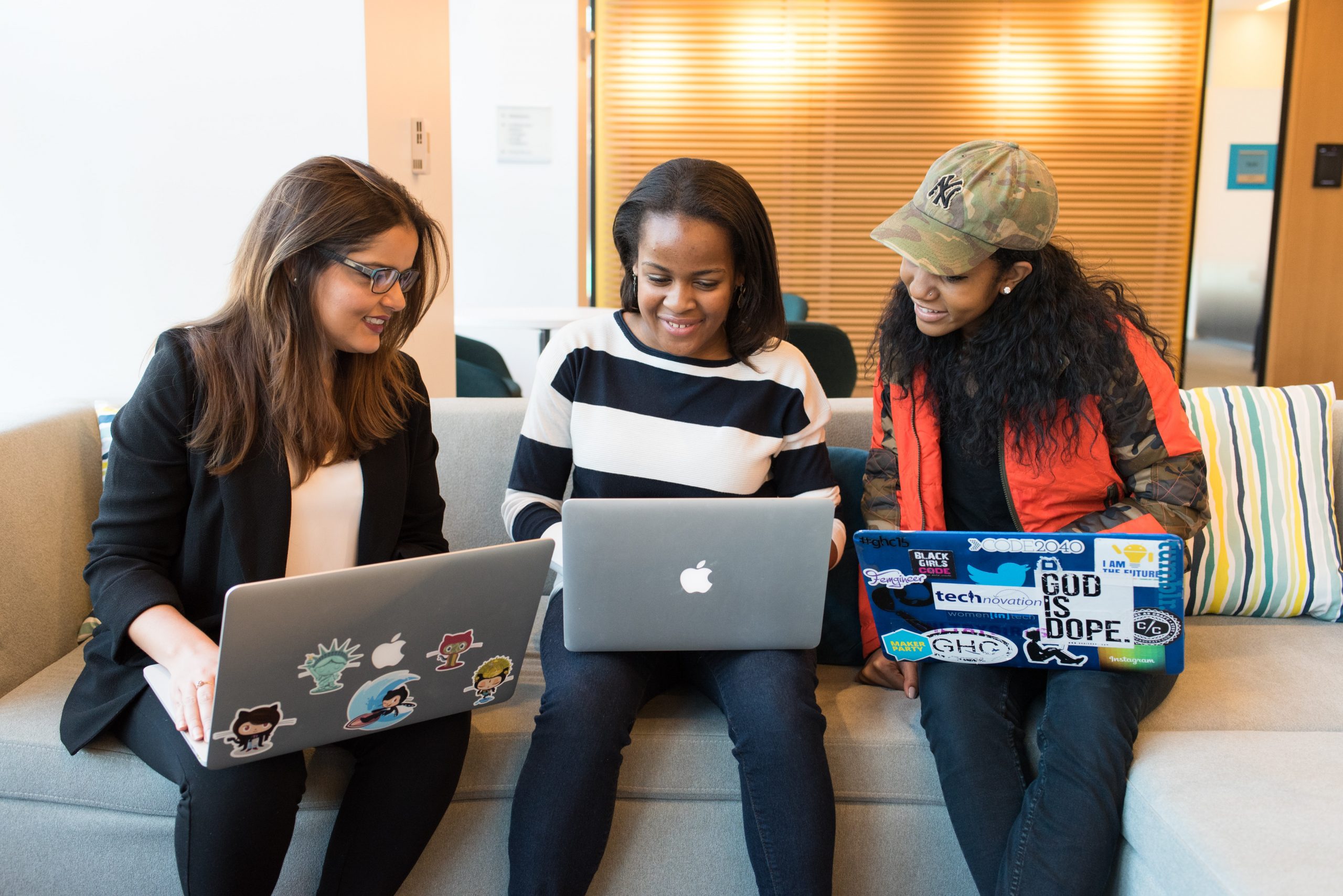 business women working