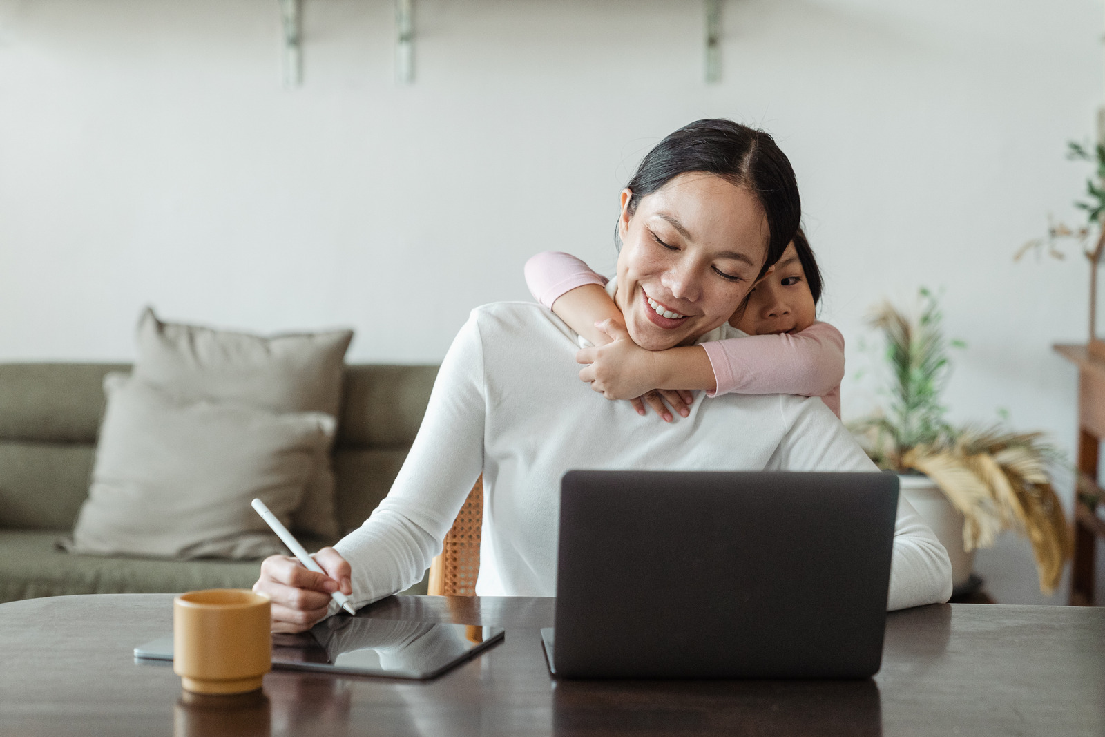 working from home