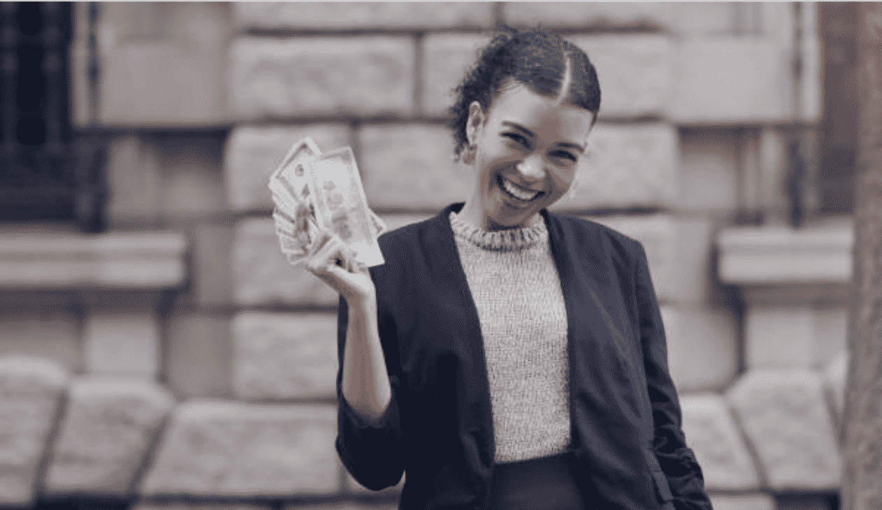 black women with money