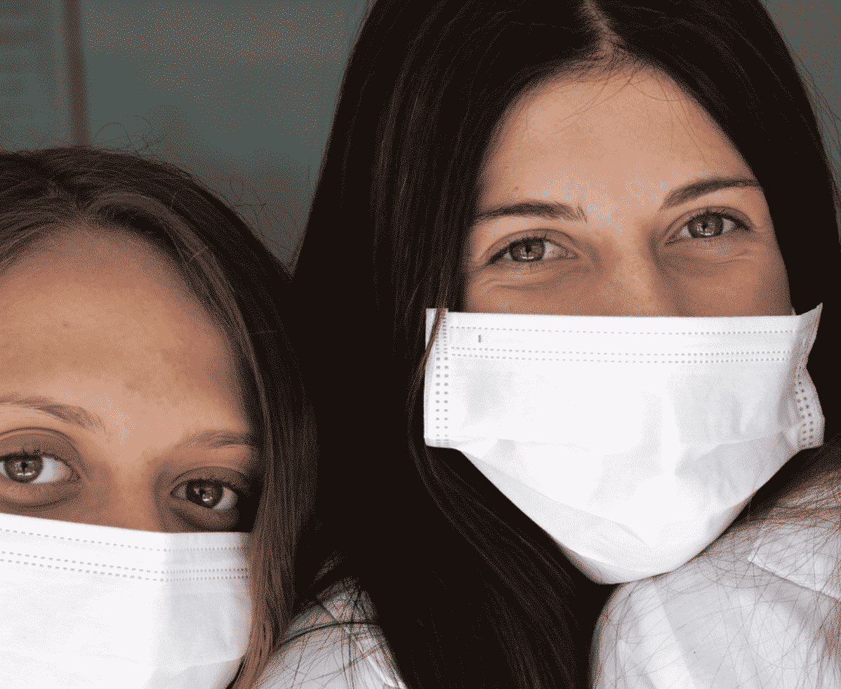 masks with friends