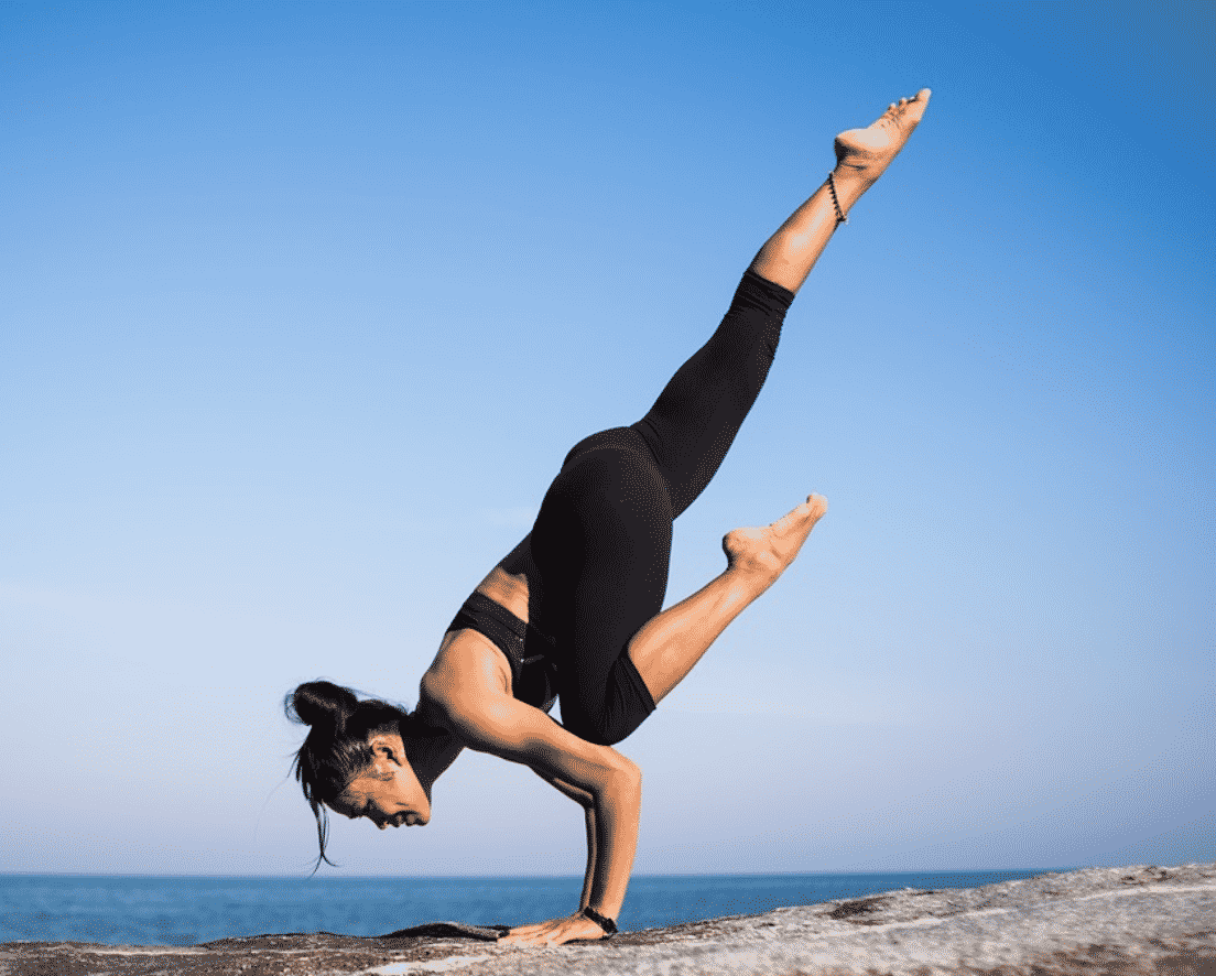 stretching