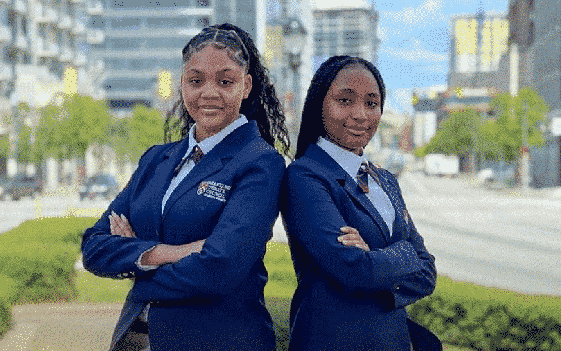 Harvard Debate the two black females